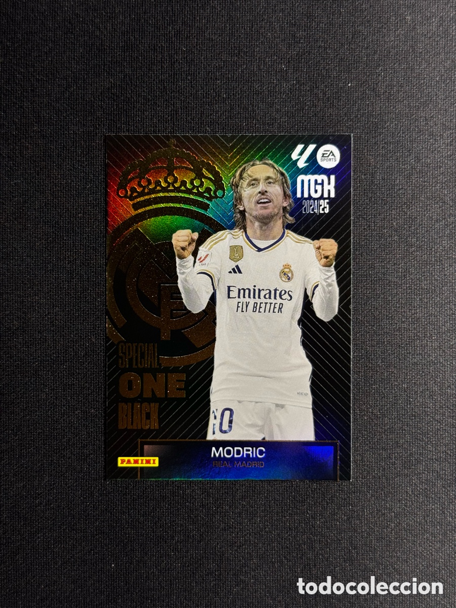 Cromos de F&uacute;tbol: Modric SPECIAL ONE BLACK MGK 24 25
