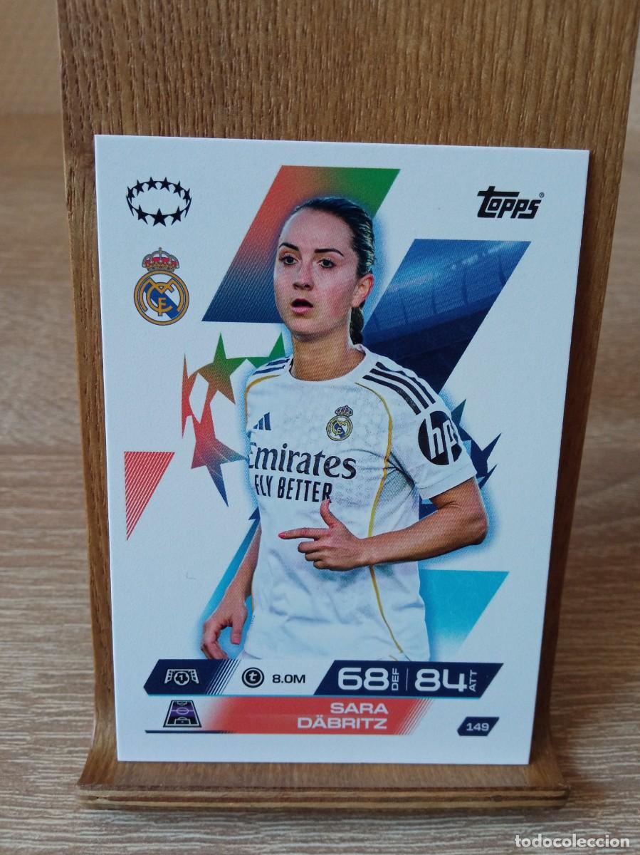 Cromos de F&uacute;tbol: Sara Dabritz #149 Real Madrid Topps Match Attax Champions League 2025 2026 Extra