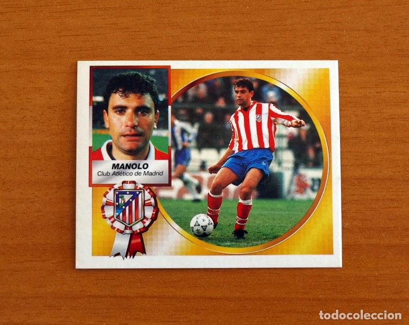 Cromos de F&uacute;tbol: Atletico Madrid - Manolo - Ediciones Este Liga 1994-1995, 94-95 - Nunca pegado