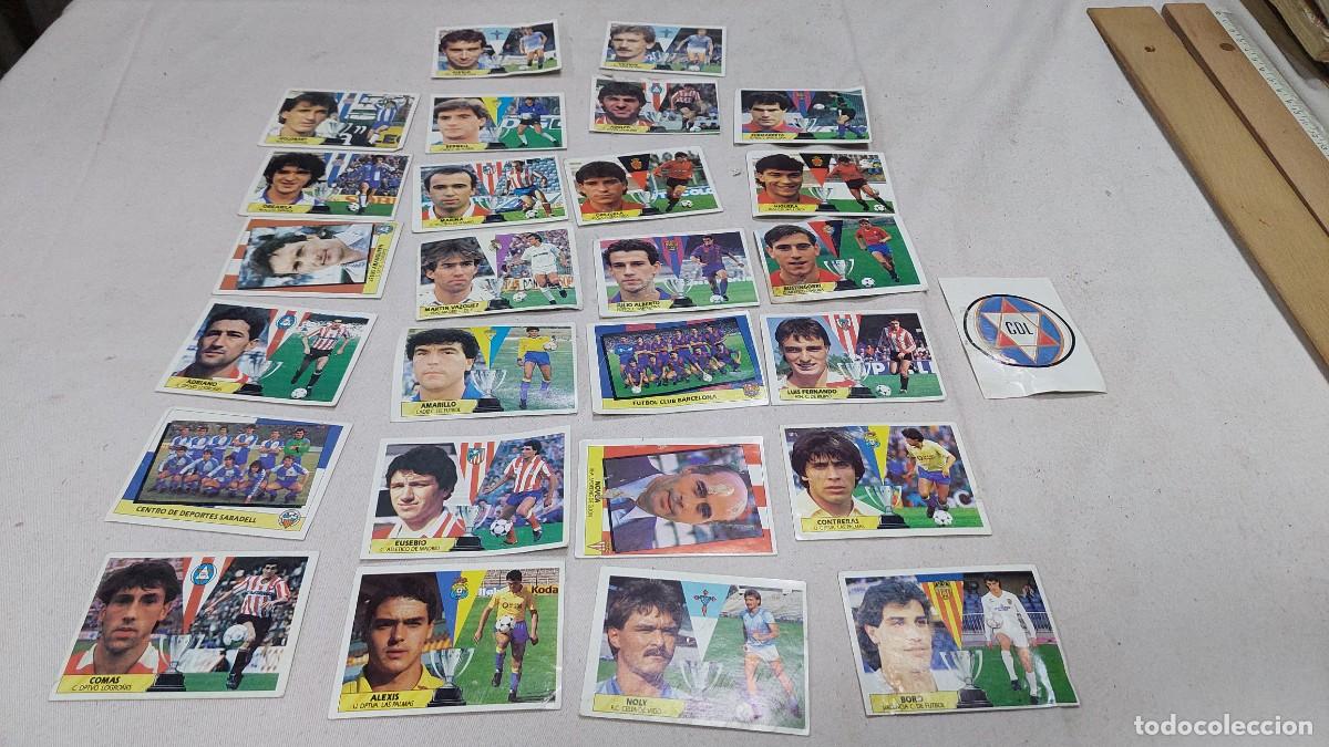 Cromos de F&uacute;tbol: Lote 27 cromos futbol Este 87 88 sin pegar