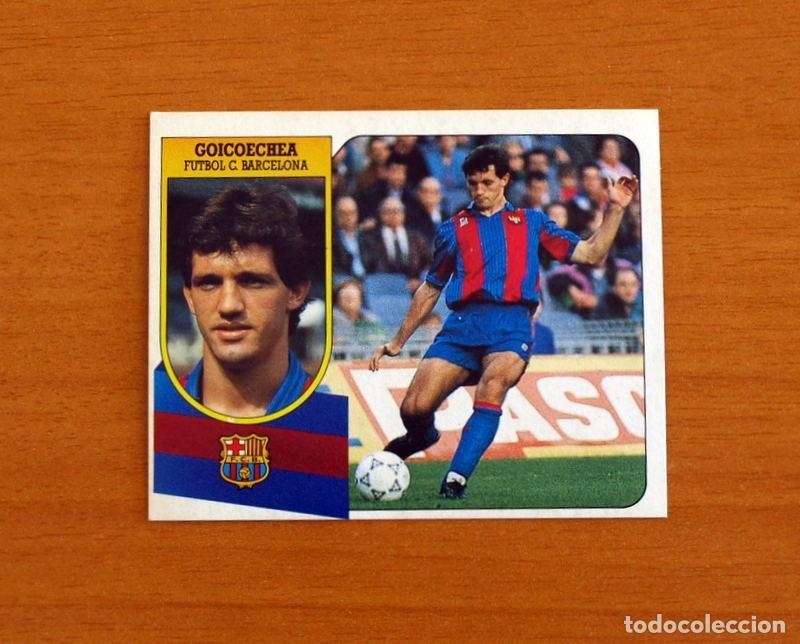 Cromos de F&uacute;tbol: F&uacute;tbol Club Barcelona - Goicoechea - Ediciones Este Liga 1991-1992, 91-92 - Nunca pegado