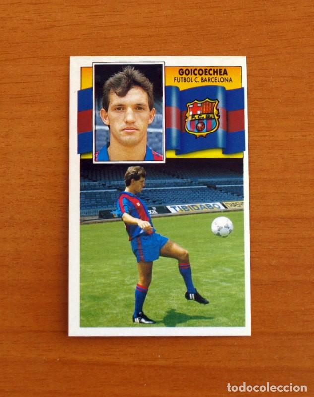 Cromos de F&uacute;tbol: F&uacute;tbol Club Barcelona - Goicoechea - Ediciones Este Liga 1990-1991, 90-91 - Nunca pegado