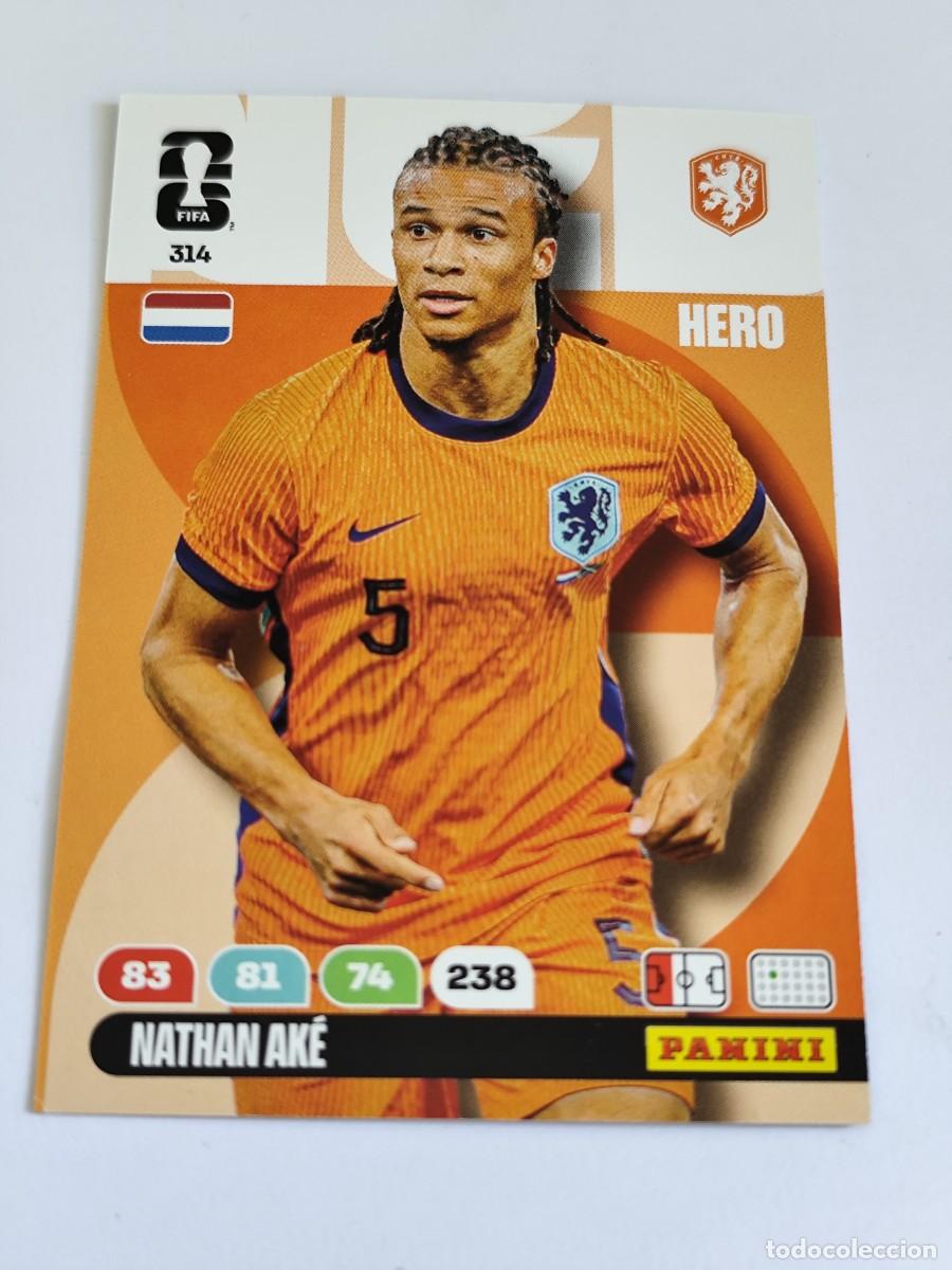 Cromos de F&uacute;tbol: FIFA WORLD CUP 2026 PANINI ADRENALYN XL 314 NATHAN AK&Eacute; - HERO PAISES BAJOS