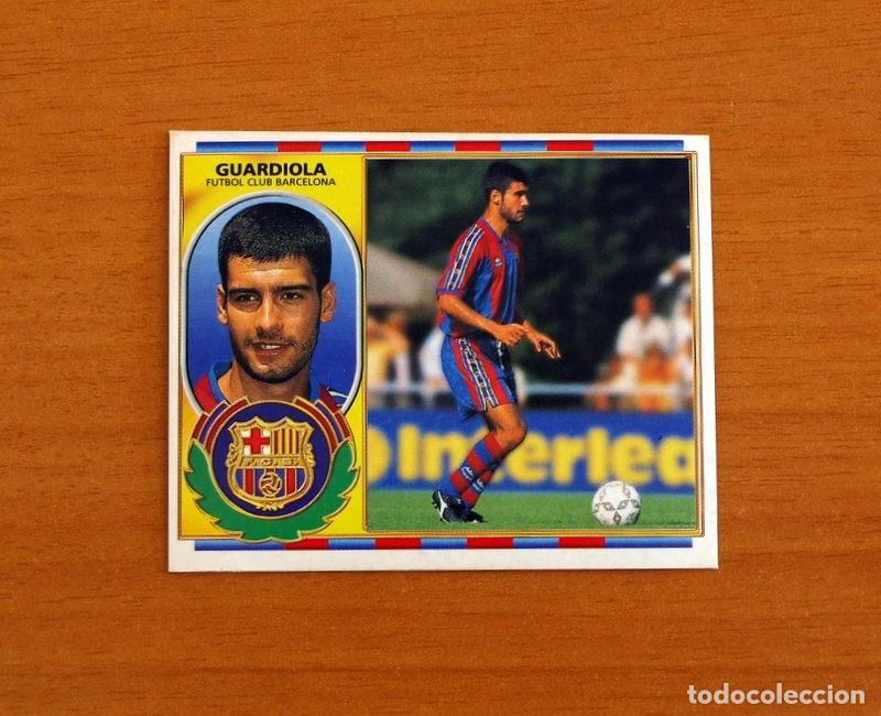 Cromos de F&uacute;tbol: Barcelona - Guardiola - Ediciones Este Liga 1996-1997, 96-97 - Nunca Pegado