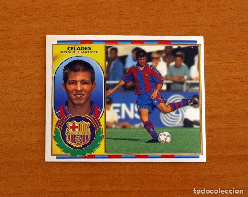 Cromos de F&uacute;tbol: F&uacute;tbol Club Barcelona - Celades - Ediciones Este Liga 1996-1997, 96-97 - Nunca pegado