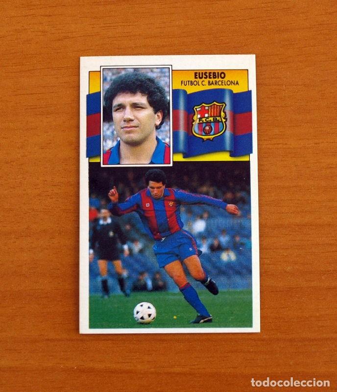 Cromos de F&uacute;tbol: F&uacute;tbol Club Barcelona - Eusebio - Ediciones Este Liga 1990-1991, 90-91 - Nunca pegado