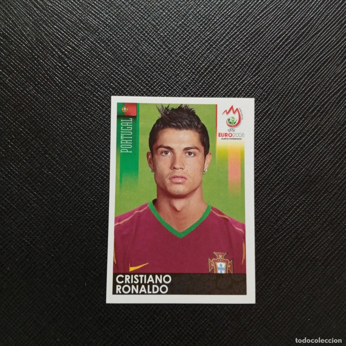Cromos de F&uacute;tbol: 120 CRISTIANO RONALDO PORTUGAL PANINI EUROCOPA AUSTRIA SUIZA EURO 2008 08 - SIN PEGAR - A197 PG64 B