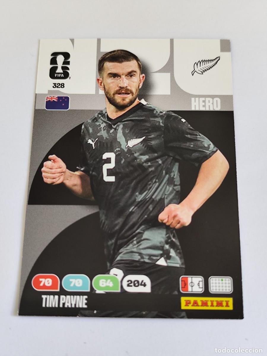 Cromos de F&uacute;tbol: FIFA WORLD CUP 2026 PANINI ADRENALYN XL 328 TIM PAYNE - HERO NUEVA ZELANDA