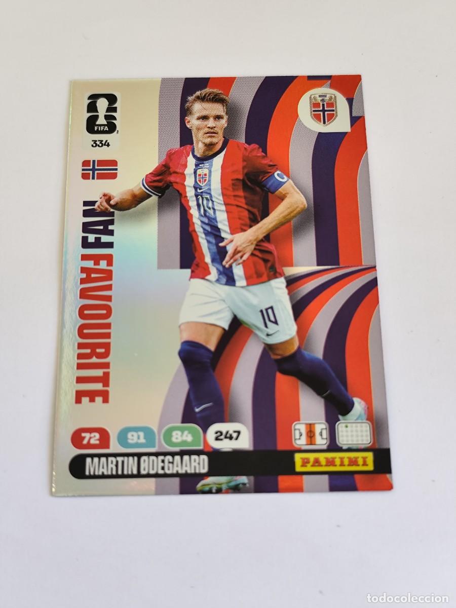 Cromos de F&uacute;tbol: FIFA WORLD CUP 2026 PANINI ADRENALYN XL 334 MARTIN ODEGAARD - FAN FAVOURITE NORUEGA