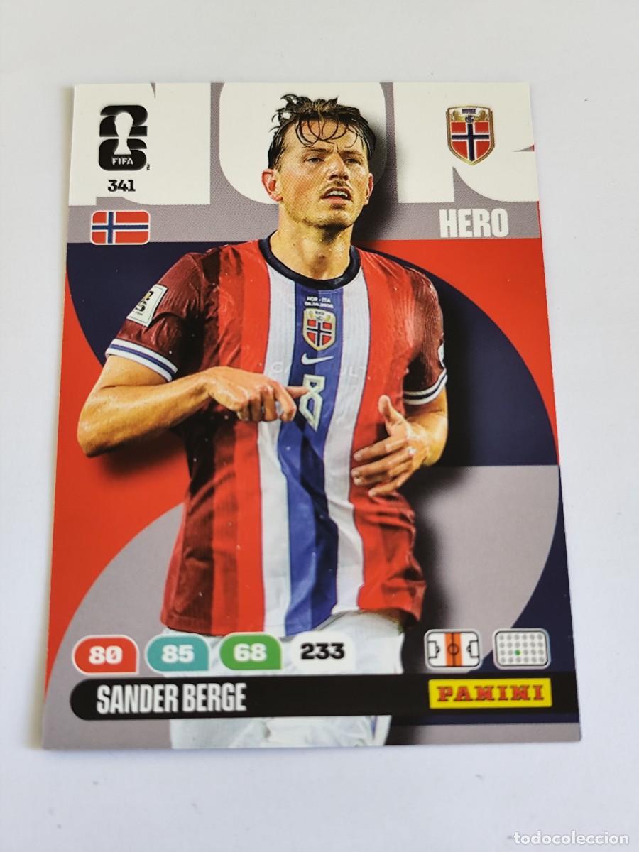 Cromos de F&uacute;tbol: FIFA WORLD CUP 2026 PANINI ADRENALYN XL 341 SANDER BERGE - HERO NORUEGA