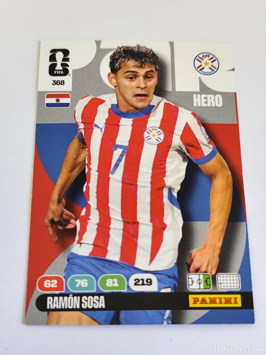 Cromos de F&uacute;tbol: FIFA WORLD CUP 2026 PANINI ADRENALYN XL 368 RAM&Oacute;N SOSA - HERO PARAGUAY