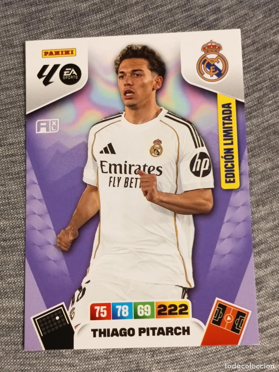 Cromos de F&uacute;tbol: Adrenalyn XL 2025 2026 25 26 Card THIAGO PITARCH EDICION LIMITADA REAL MADRID nuevo