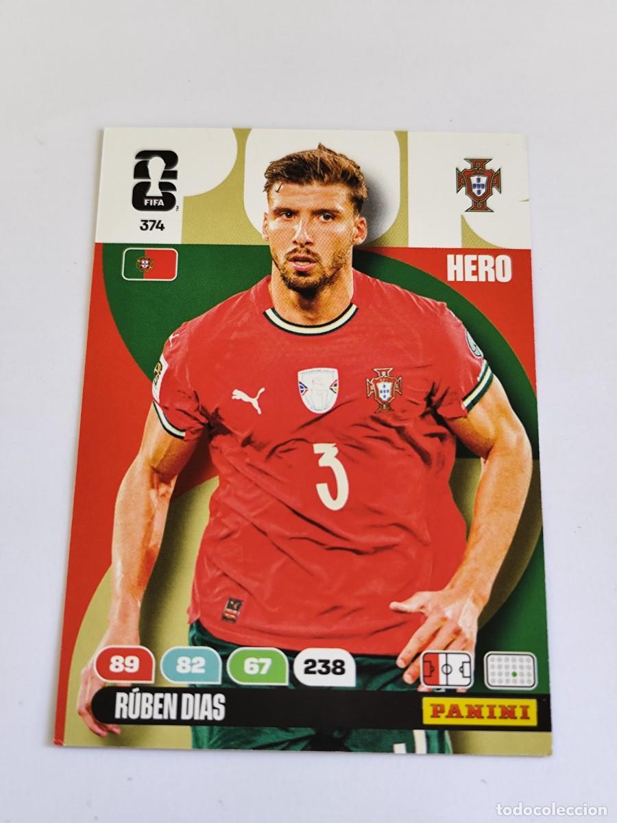 Cromos de F&uacute;tbol: FIFA WORLD CUP 2026 PANINI ADRENALYN XL 374 RUB&Eacute;N DIAS - HERO PORTUGAL