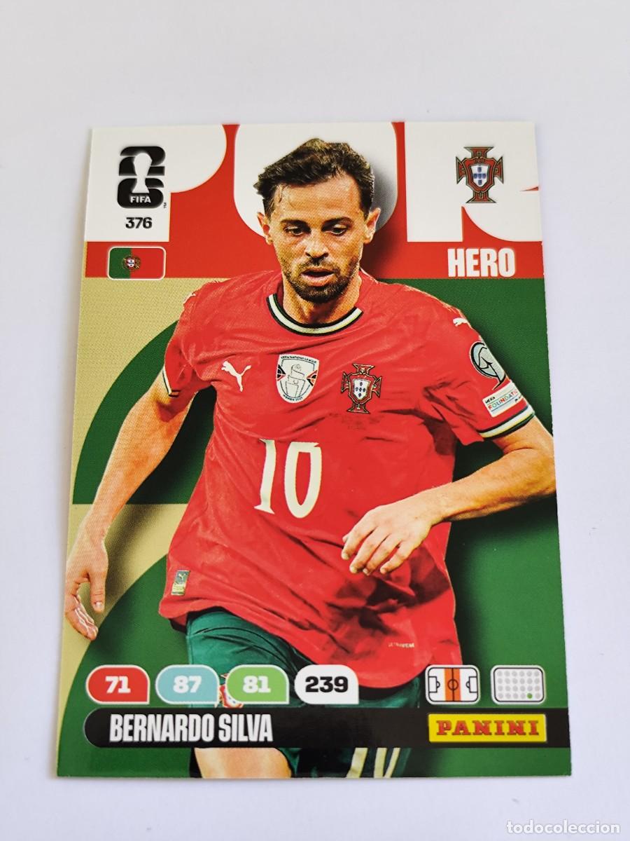 Cromos de F&uacute;tbol: FIFA WORLD CUP 2026 PANINI ADRENALYN XL 376 BERNARDO SILVA - HERO PORTUGAL