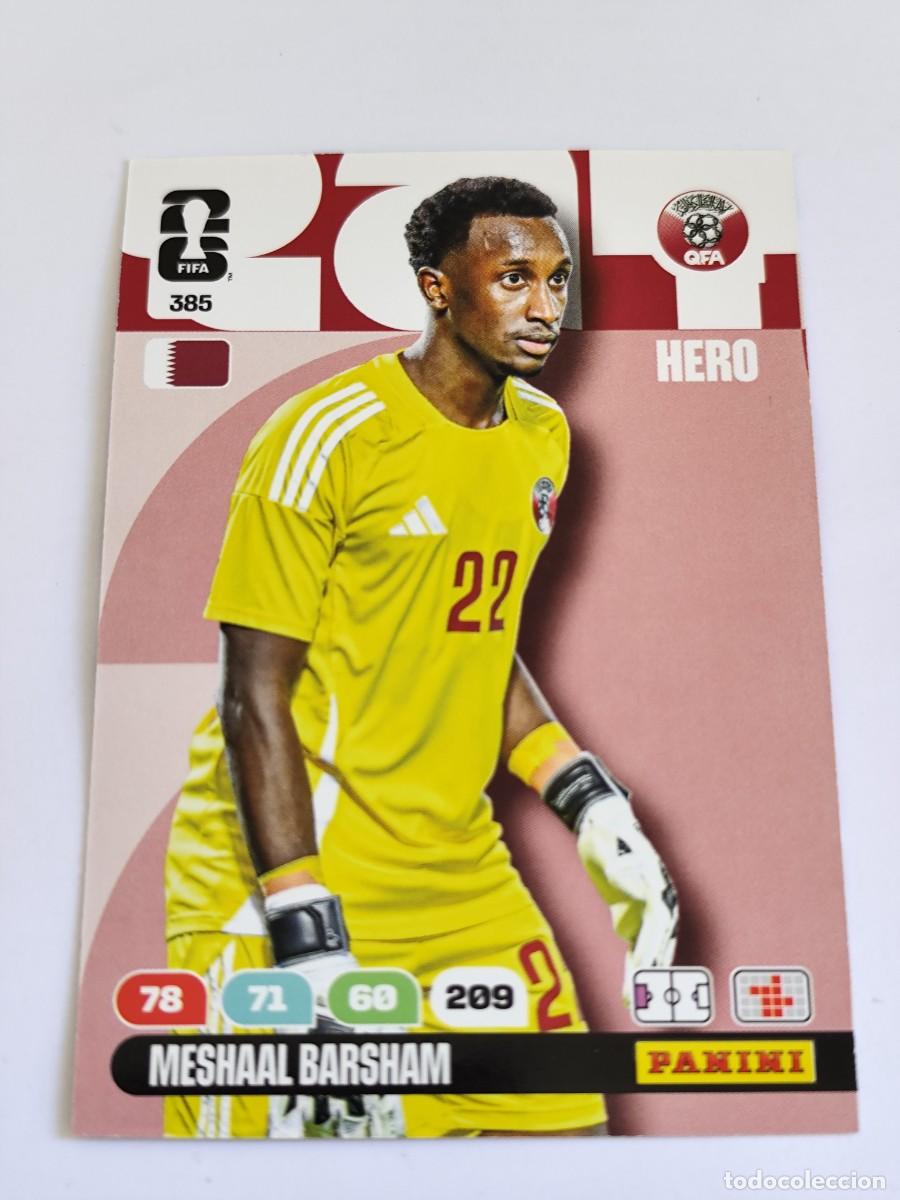 Cromos de F&uacute;tbol: FIFA WORLD CUP 2026 PANINI ADRENALYN XL 385 MESHAAL BARSHAM - HERO QATAR