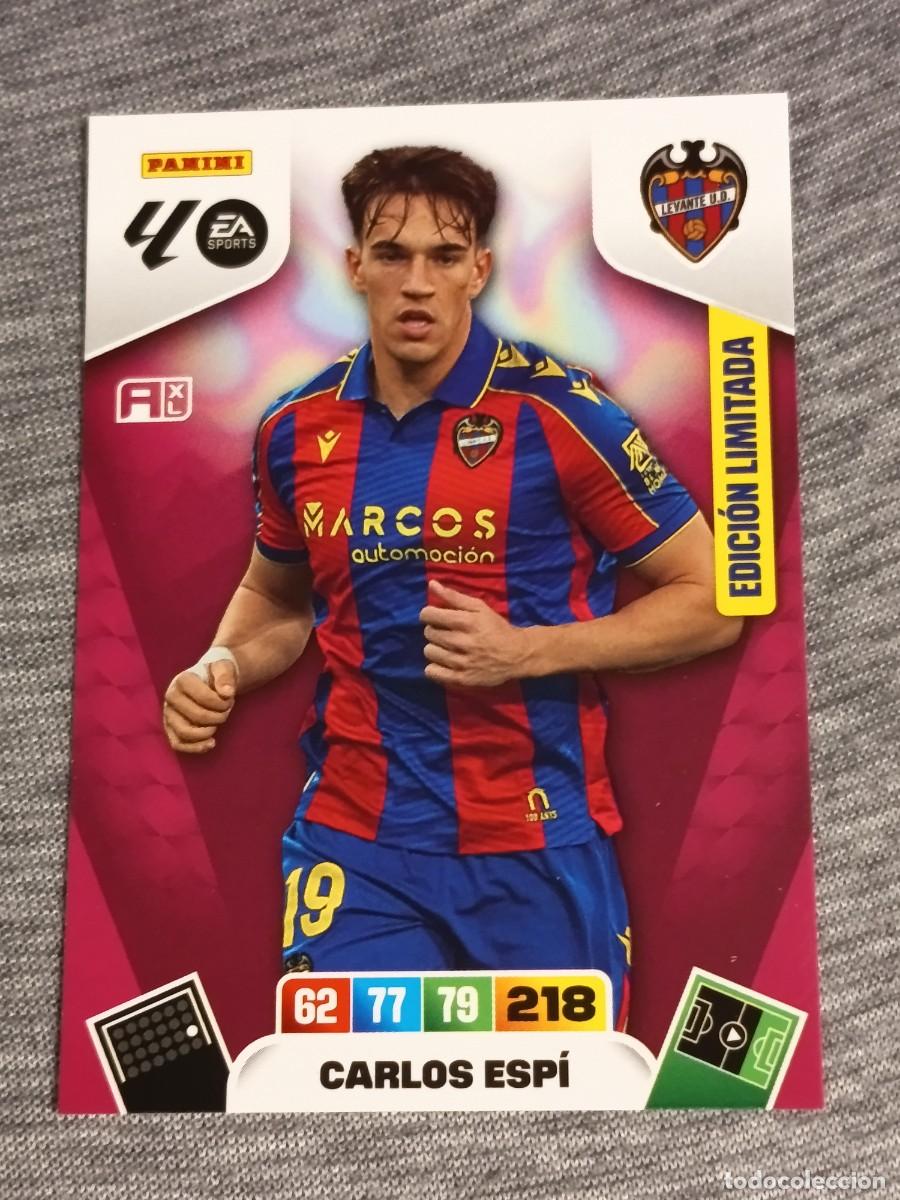 Cromos de F&uacute;tbol: Adrenalyn XL 2025 2026 25 26 Card CARLOS ESPI EDICION LIMITADA LEVANTE nuevo