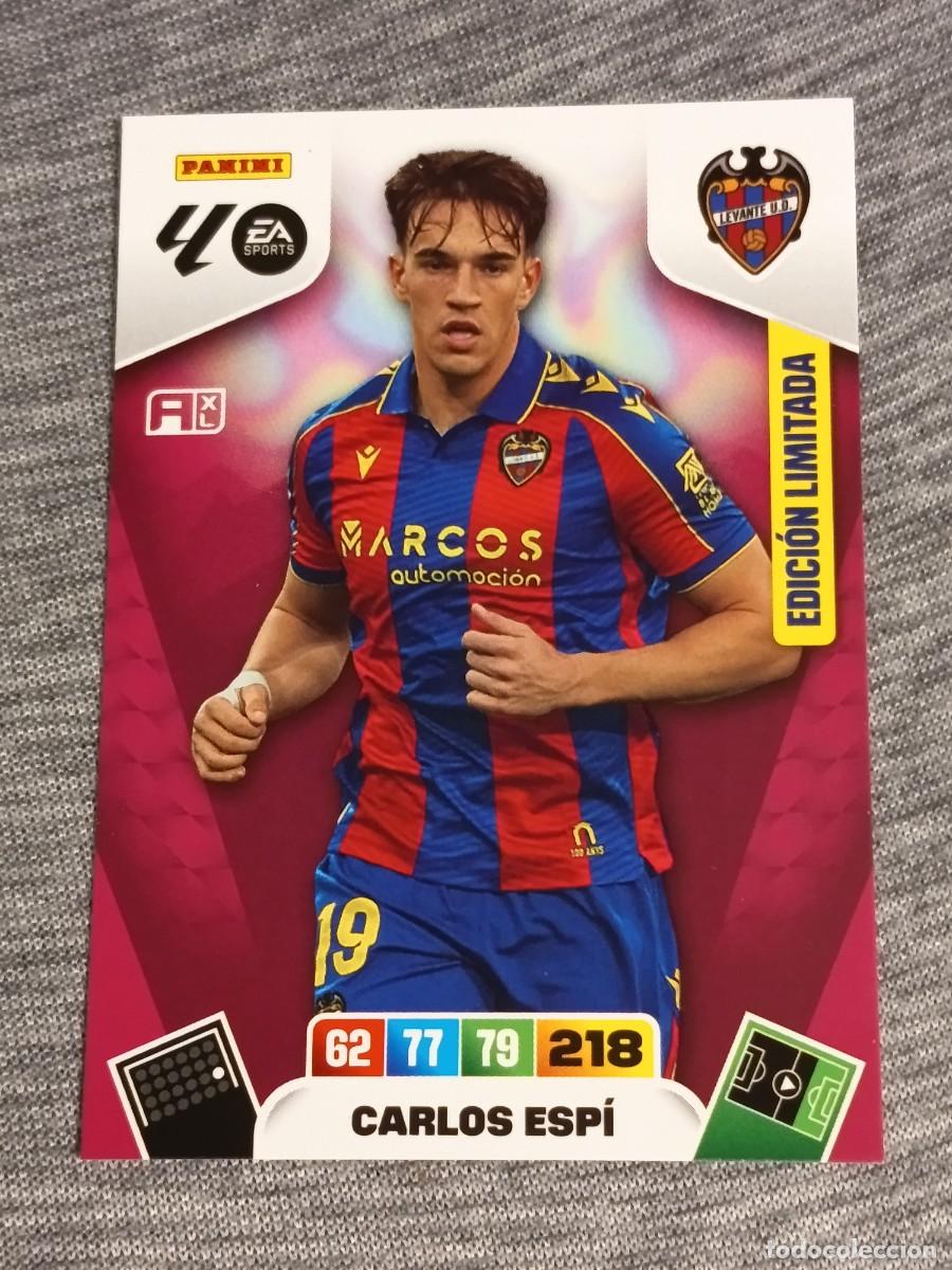 Cromos de F&uacute;tbol: Adrenalyn XL 2025 2026 25 26 Card CARLOS ESPI EDICION LIMITADA LEVANTE nuevo