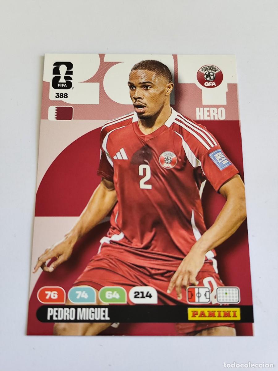 Cromos de F&uacute;tbol: FIFA WORLD CUP 2026 PANINI ADRENALYN XL 388 PEDRO MIGUEL - HERO QATAR