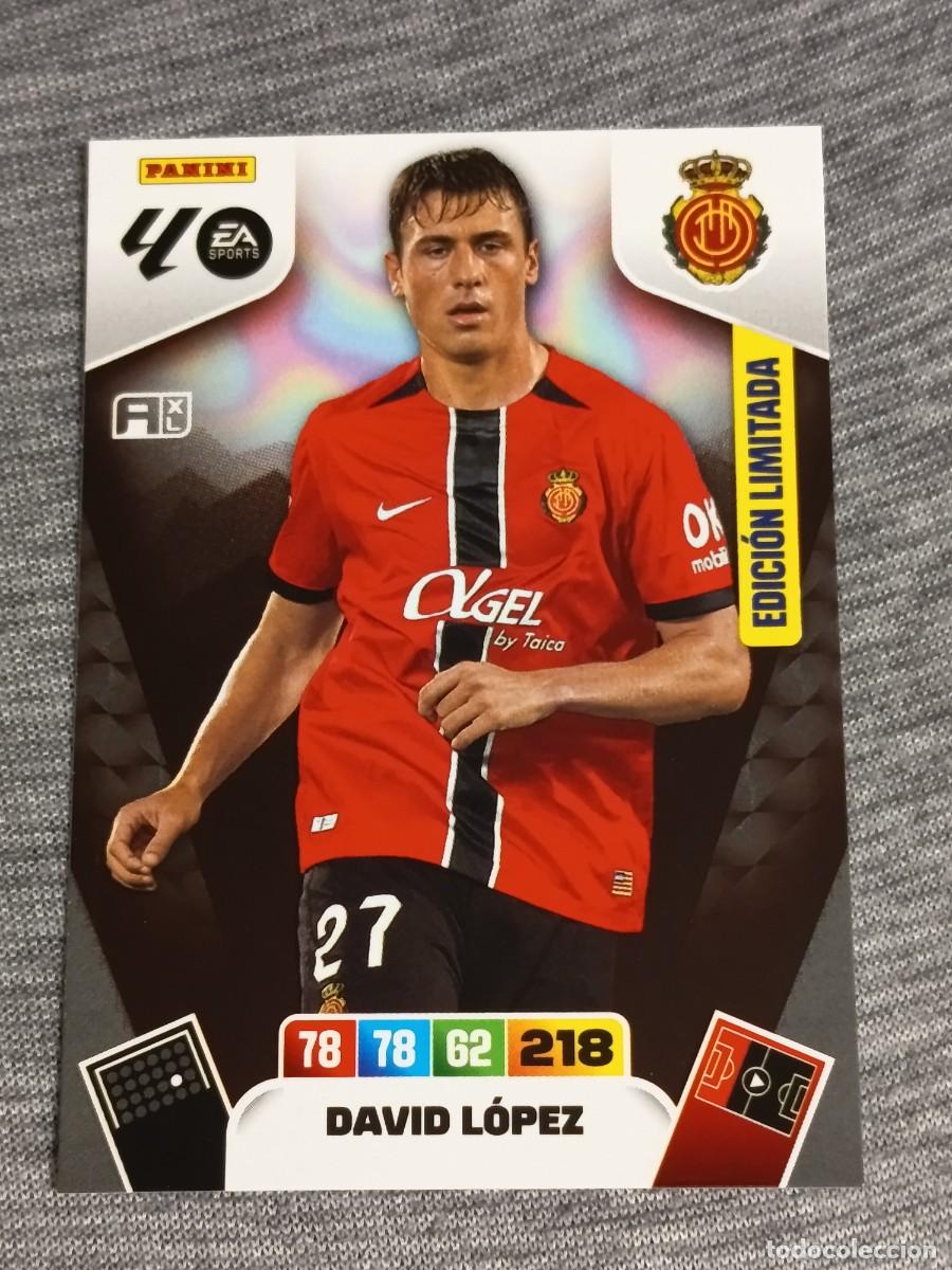 Cromos de F&uacute;tbol: Adrenalyn XL 2025 2026 25 26 Card DAVID LOPEZ EDICION LIMITADA MALLORCA nuevo