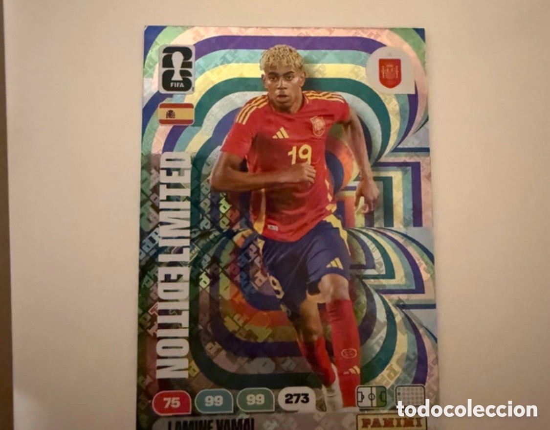 Cromos de F&uacute;tbol: ANINI FIFA CLUB WORLD CUP 2025 - LAMINE YAMAL LIMITED EDITION