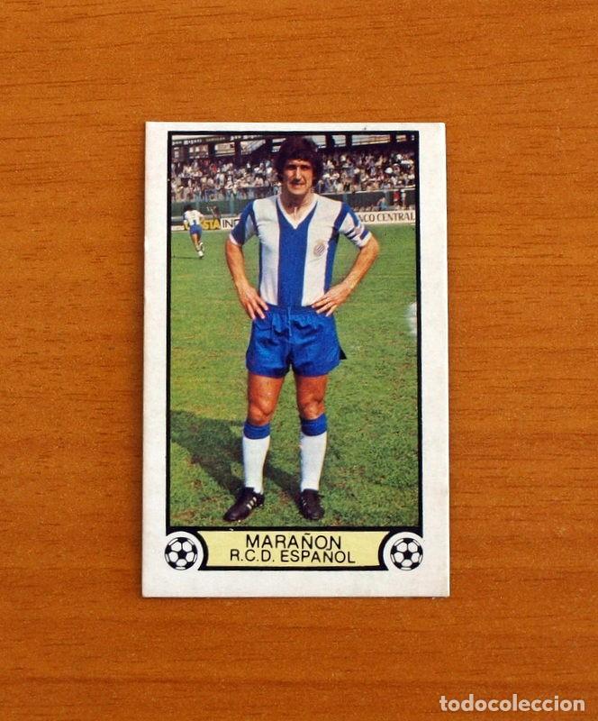 Cromos de F&uacute;tbol: R.C.D. Espa&ntilde;ol-Espanyol - Mara&ntilde;&oacute;n - Ediciones Este Liga 1979-1980, 79-80 - Nunca pegado