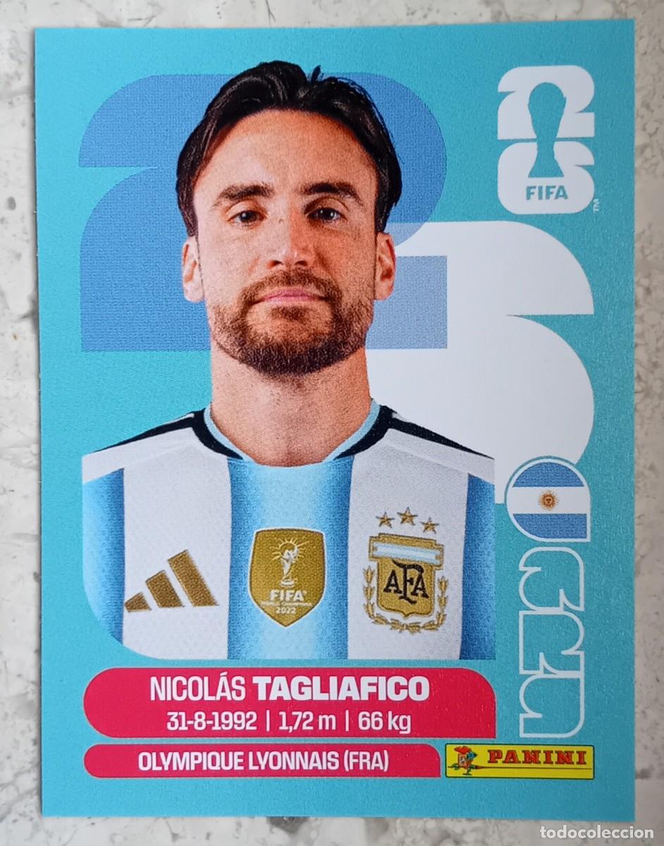 Cromos de F&uacute;tbol: Figurina Panini 2026 Cromo World Cup Usa Mundial 2026 Nicolas Tagliafico Argentina n ARG 6