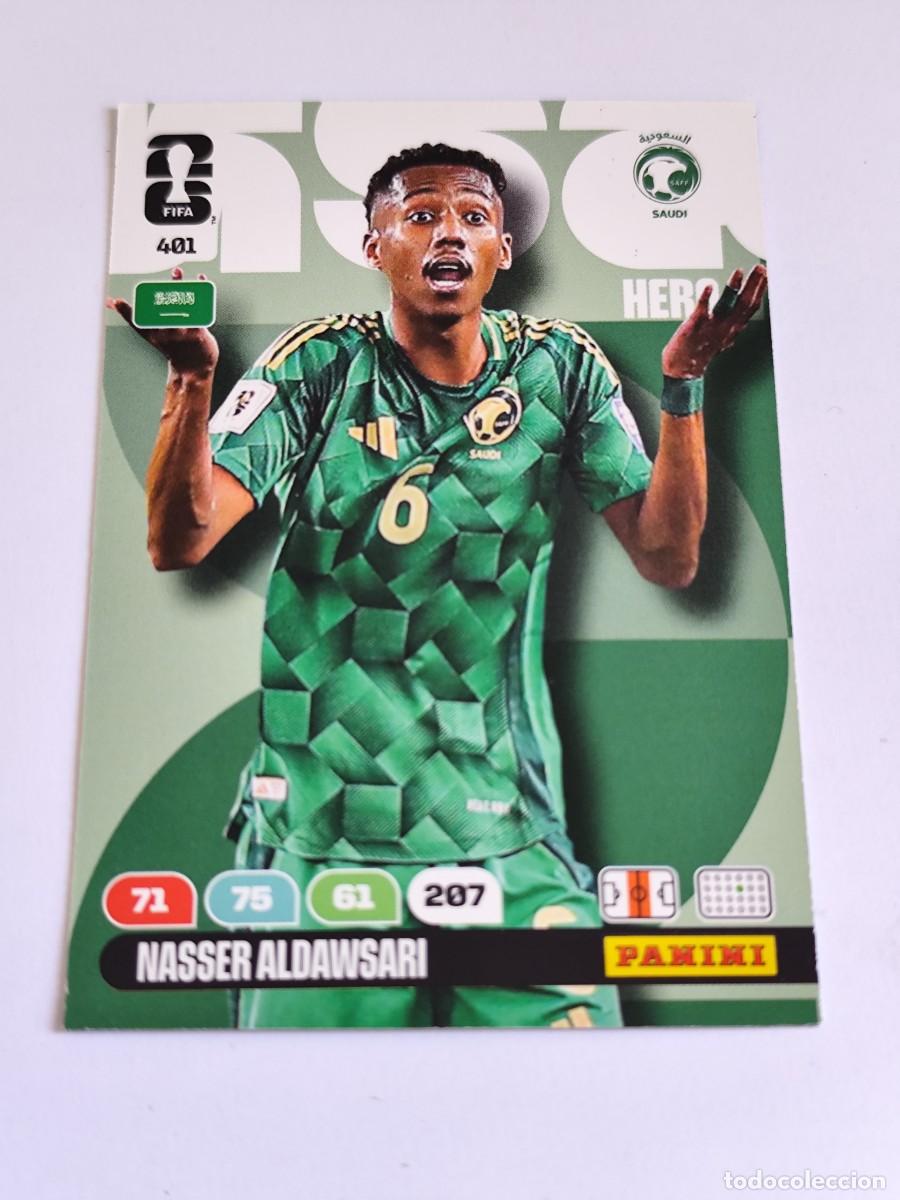 Cromos de F&uacute;tbol: FIFA WORLD CUP 2026 PANINI ADRENALYN XL 401 NASSER ALDAWSARI - HERO ARABIA SAUDI
