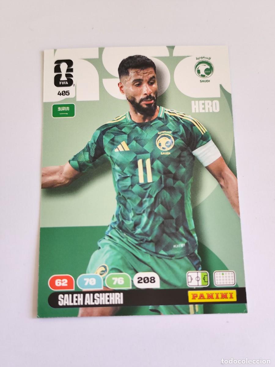 Cromos de F&uacute;tbol: FIFA WORLD CUP 2026 PANINI ADRENALYN XL 405 SALEH ALSHEHRI - HERO ARABIA SAUDI