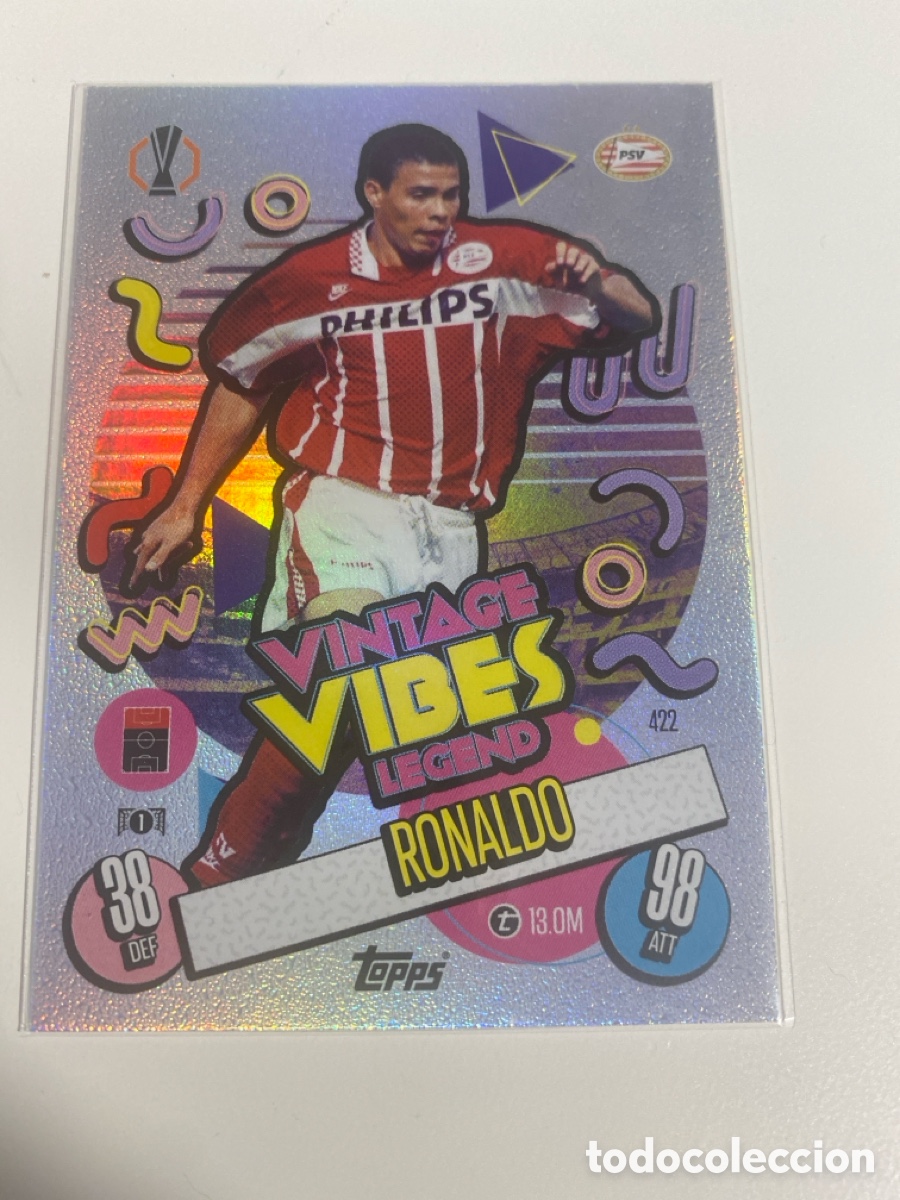 Cromos de F&uacute;tbol: TOPPS MATCH ATTAX 2024-25 - RONALDO VINTAGE VIBES LEGEND
