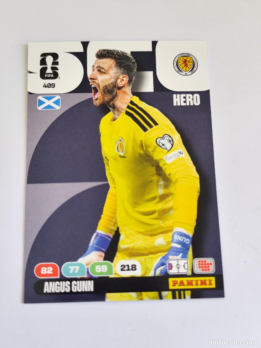 Cromos de F&uacute;tbol: FIFA WORLD CUP 2026 PANINI ADRENALYN XL 409 ANGUS GUNN - HERO ESCOCIA