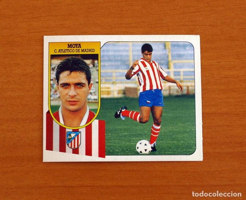 Cromos de F&uacute;tbol: Atl&eacute;tico de Madrid - Moya - Fichaje n&ordm; 2 - Ediciones Este Liga 1991-1992, 91-92 - Nunca pegado