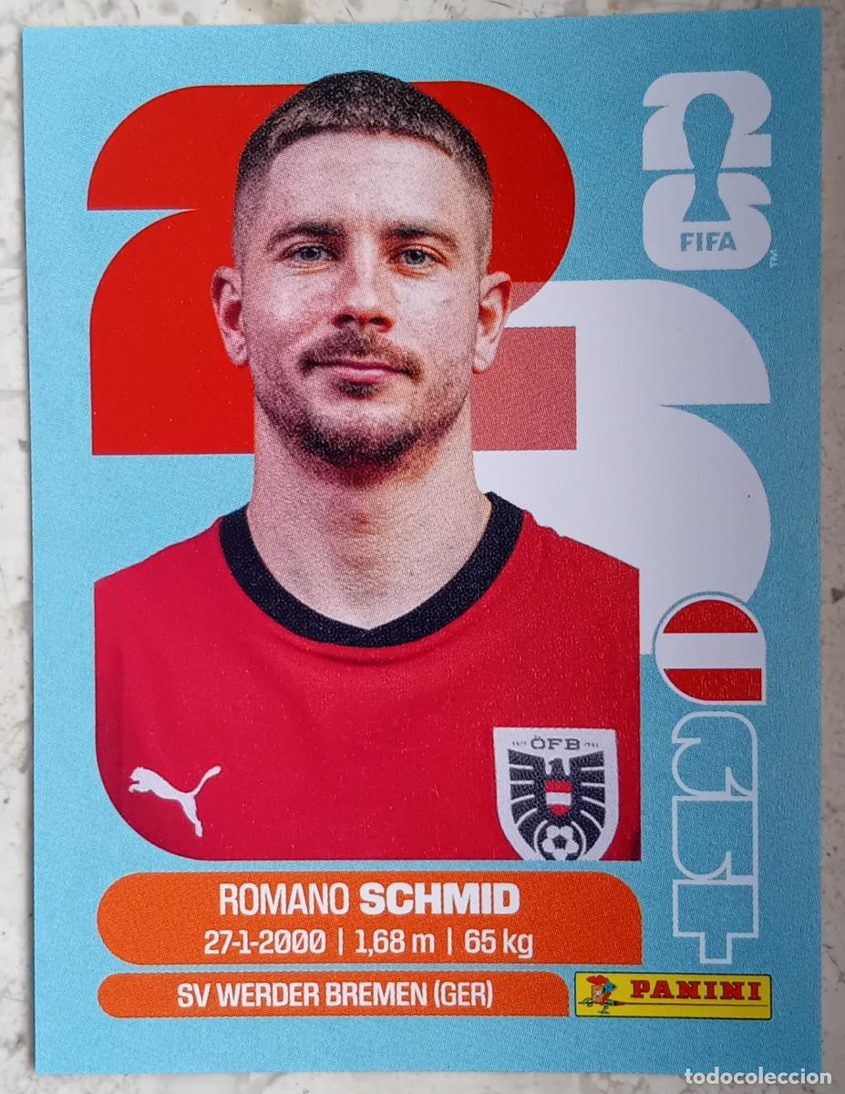 Cromos de F&uacute;tbol: Figurina Panini 2026 Cromo World Cup Usa Mundial 2026 Romano Schmid Austria n AUT 16