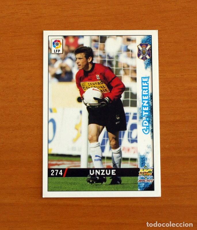Cromos de Futebol: Tenerife - N&ordm; 274 Unzue - Mundicromo Las Fichas de la Liga 1998-1999-98-99