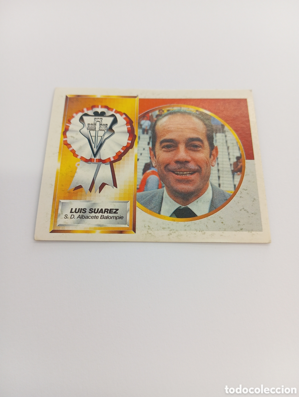 Cromos de F&uacute;tbol: LUIS SU&Aacute;REZ BAJA Albacete Liga Este 1994 1995 NUEVO SIN PEGAR PANINI 94 95