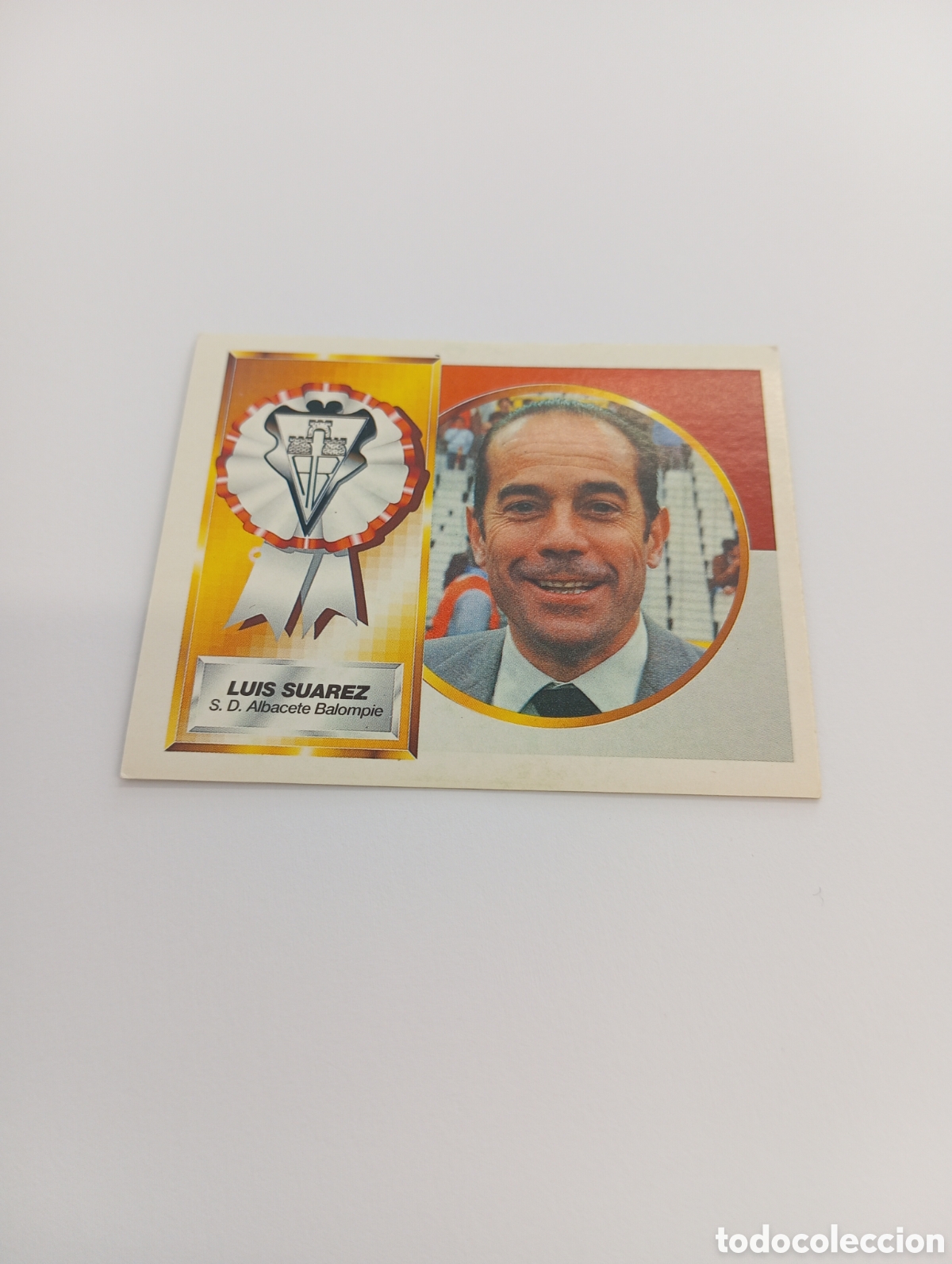 Cromos de F&uacute;tbol: LUIS SU&Aacute;REZ BAJA Albacete Liga Este 1994 1995 NUEVO SIN PEGAR PANINI 94 95