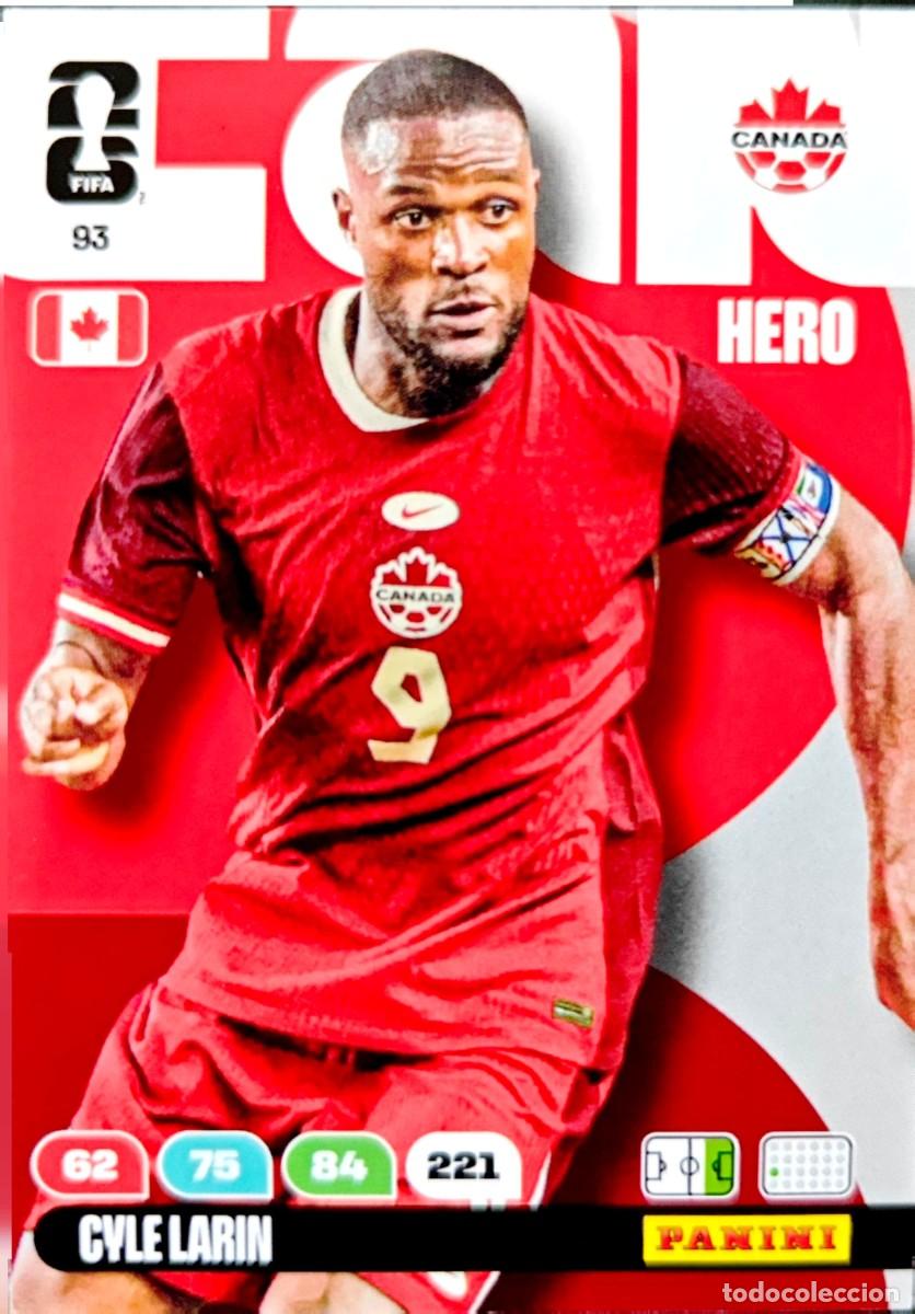 Cromos de F&uacute;tbol: 93 Cyle Larin - Canada - HERO - PANINI Adrenalyn FIFA World Cup 2026