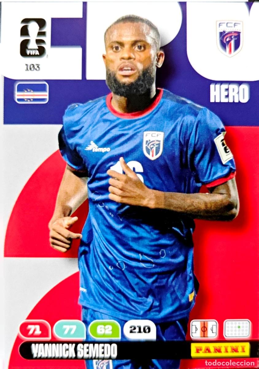 Cromos de F&uacute;tbol: 103 Yannick Semedo - Cabo Verde - HERO - PANINI Adrenalyn FIFA World Cup 2026