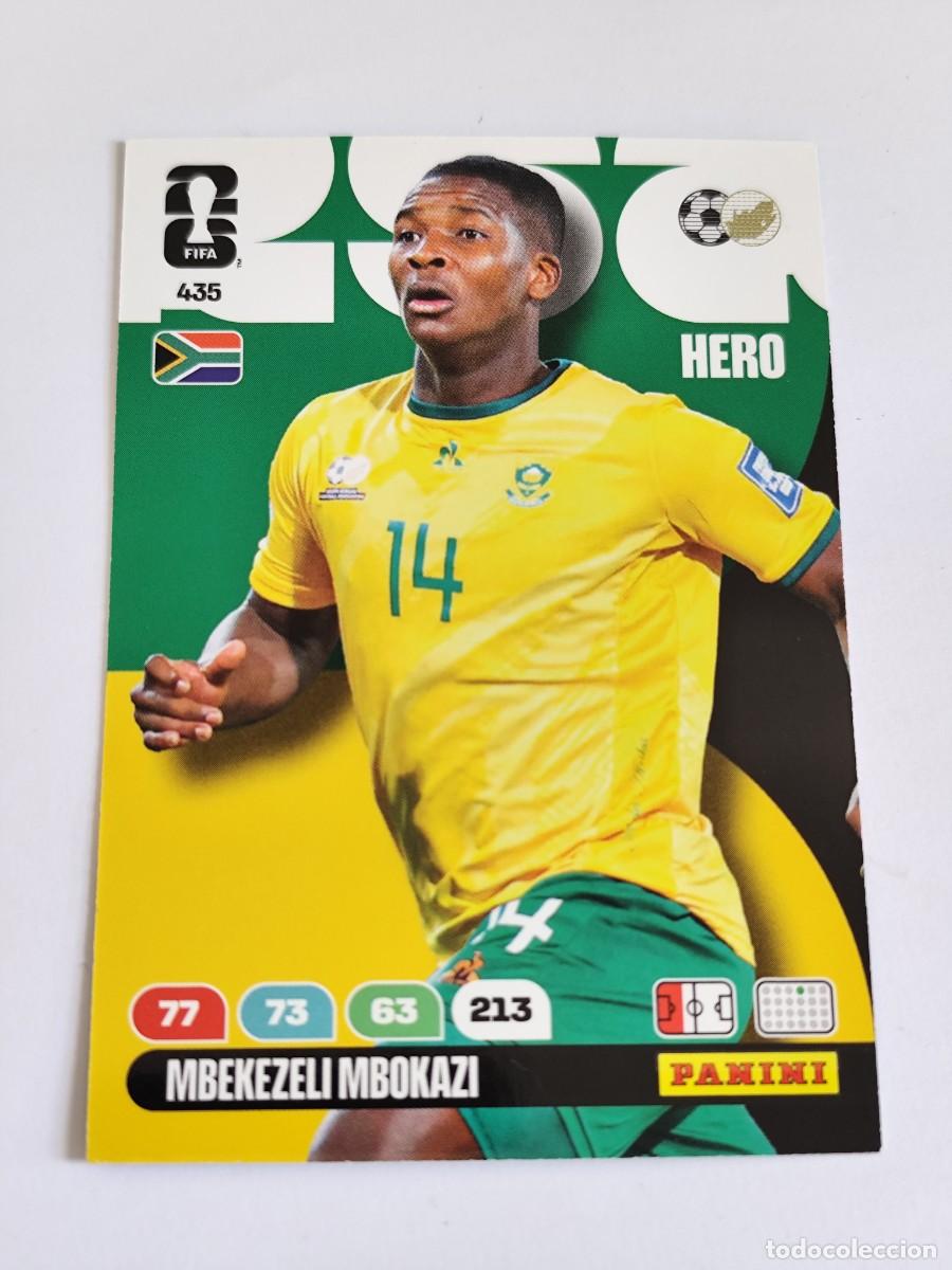Cromos de F&uacute;tbol: FIFA WORLD CUP 2026 PANINI ADRENALYN XL 435 MBEKEZELI MBOKAZI - HERO SUD&Aacute;FRICA