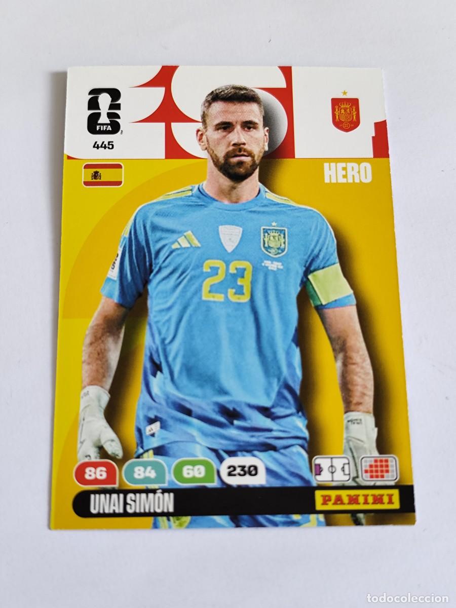 Cromos de F&uacute;tbol: FIFA WORLD CUP 2026 PANINI ADRENALYN XL 445 UNAI SIMON - HERO ESPA&Ntilde;A