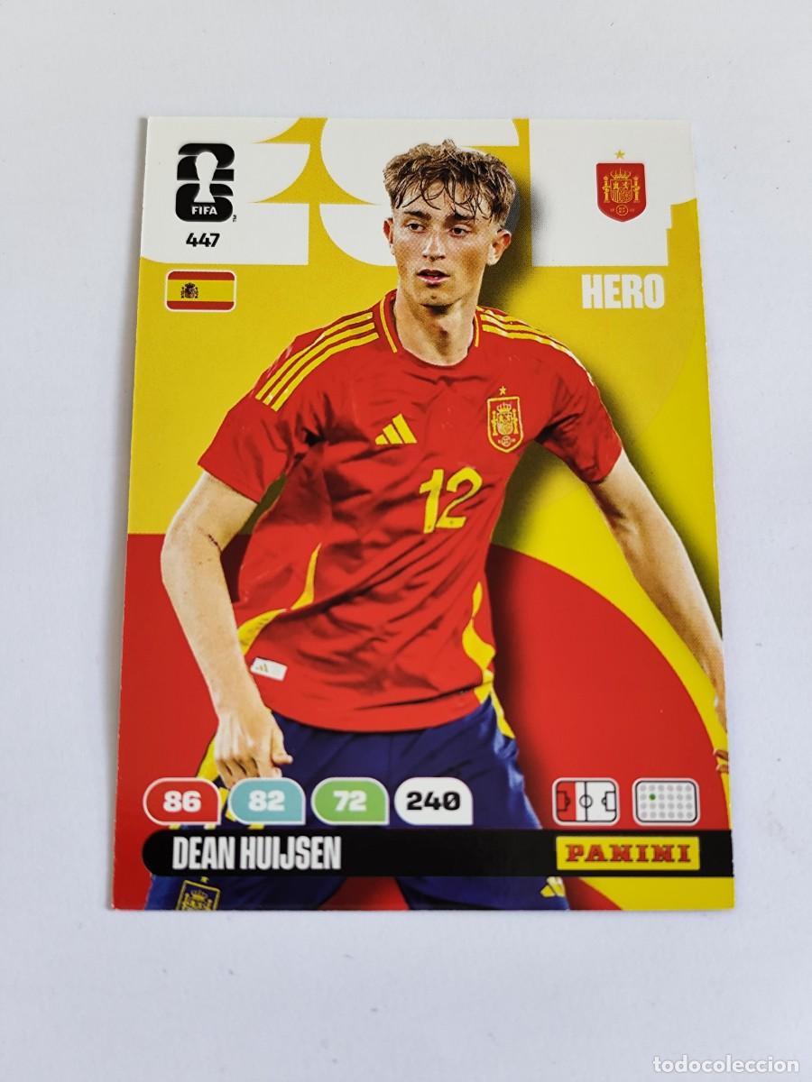 Cromos de F&uacute;tbol: FIFA WORLD CUP 2026 PANINI ADRENALYN XL 447 DEAN HUIJSEN - HERO SPAIN