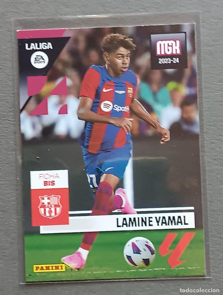 Cromos de F&uacute;tbol: Rookie LAMINE YAMAL 108 bis FC Barcelona Panini Megacracks 2023 2024 23 24
