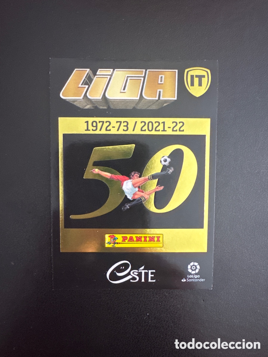 Cromos de F&uacute;tbol: LOGO LA ISLA DEL TESORO NUMERO 1 LIGA ESTE 2021 2022