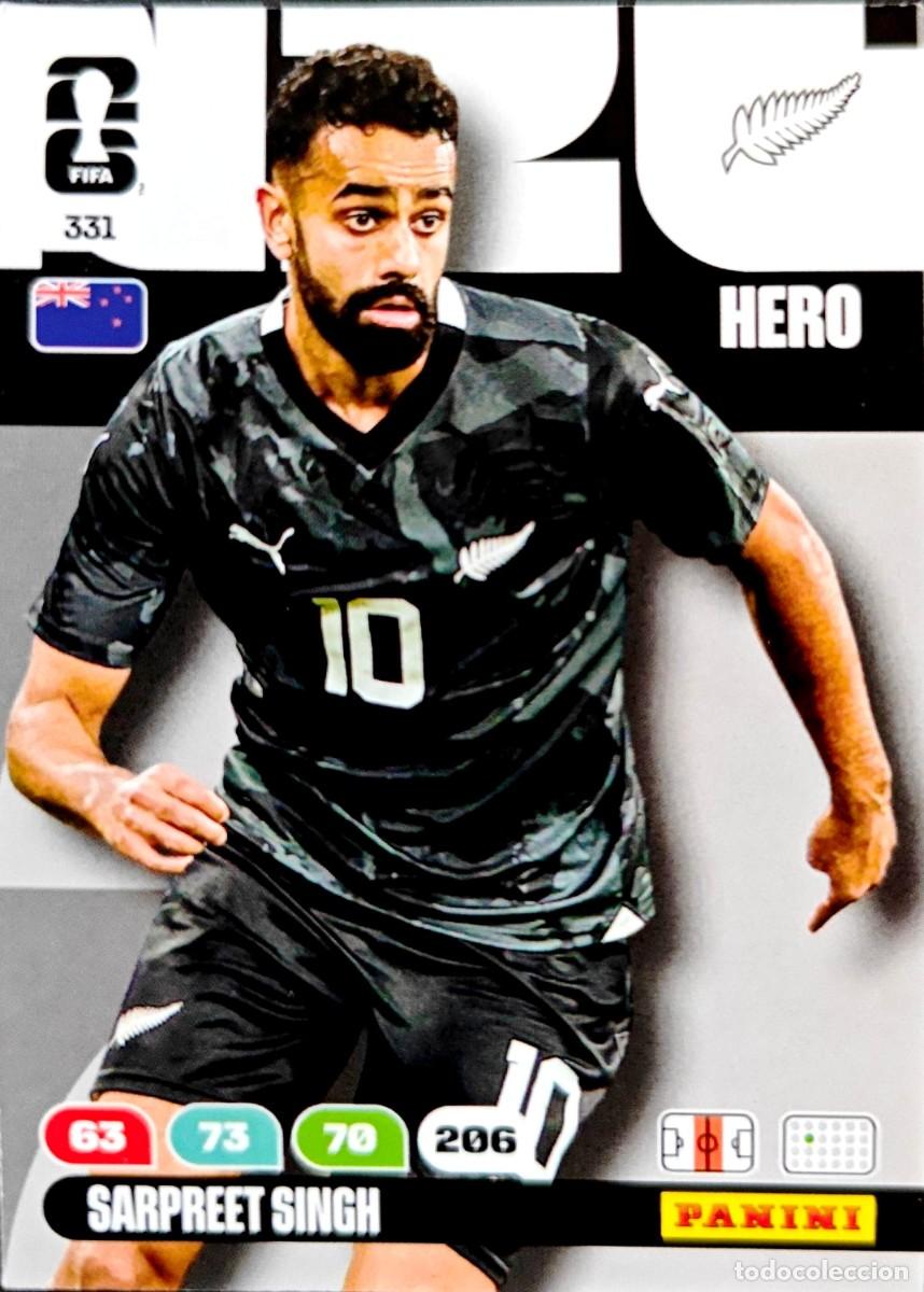 Cromos de F&uacute;tbol: 331 Sarpreet Singh - Nueva Zelanda - HERO - PANINI Adrenalyn FIFA World Cup 2026