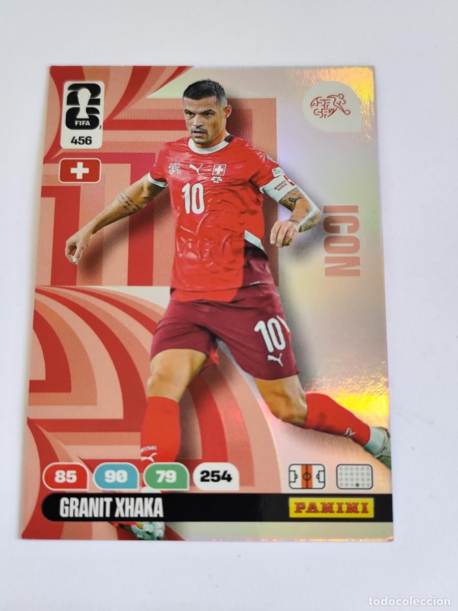 Cromos de F&uacute;tbol: FIFA WORLD CUP 2026 PANINI ADRENALYN XL 456 GRANIT XHAKA - ICON SUIZA