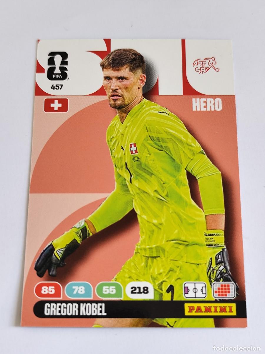 Cromos de F&uacute;tbol: FIFA WORLD CUP 2026 PANINI ADRENALYN XL 457 GREGOR KOBEL - HERO SUIZA