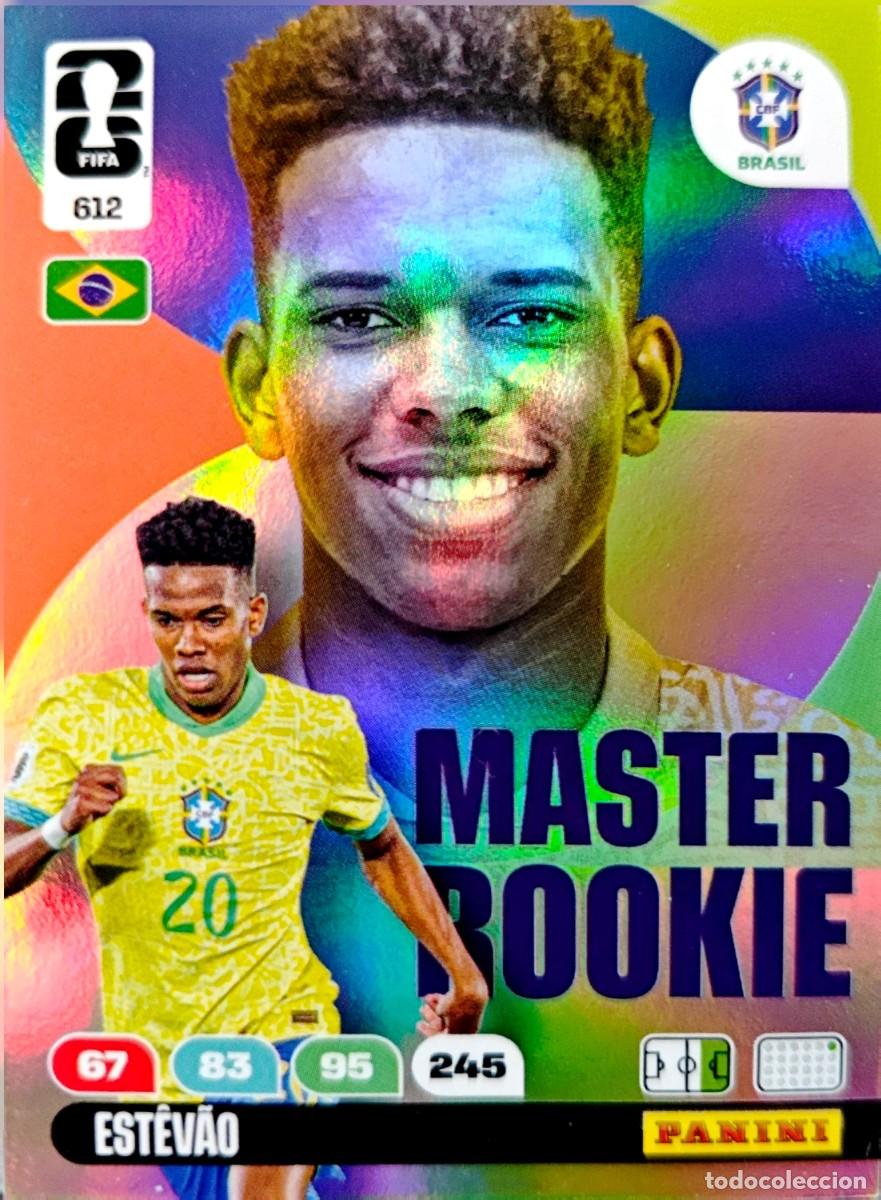 Cromos de F&uacute;tbol: 612 Estevao - Brasil - MASTER ROOKIE - PANINI Adrenalyn FIFA World Cup 2026
