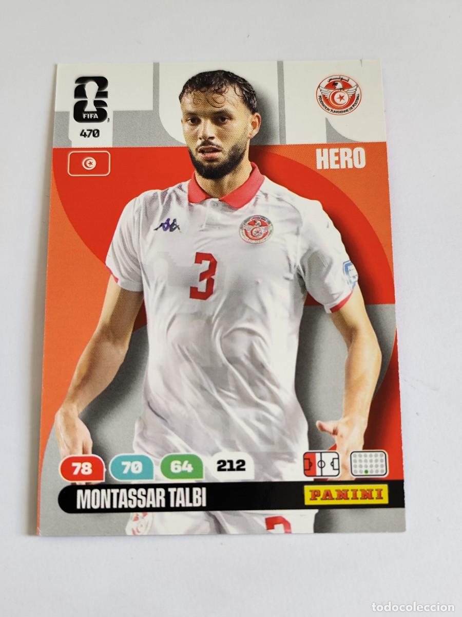 Cromos de F&uacute;tbol: FIFA WORLD CUP 2026 PANINI ADRENALYN XL 470 MONTASSAR TALBI - HERO T&Uacute;NEZ