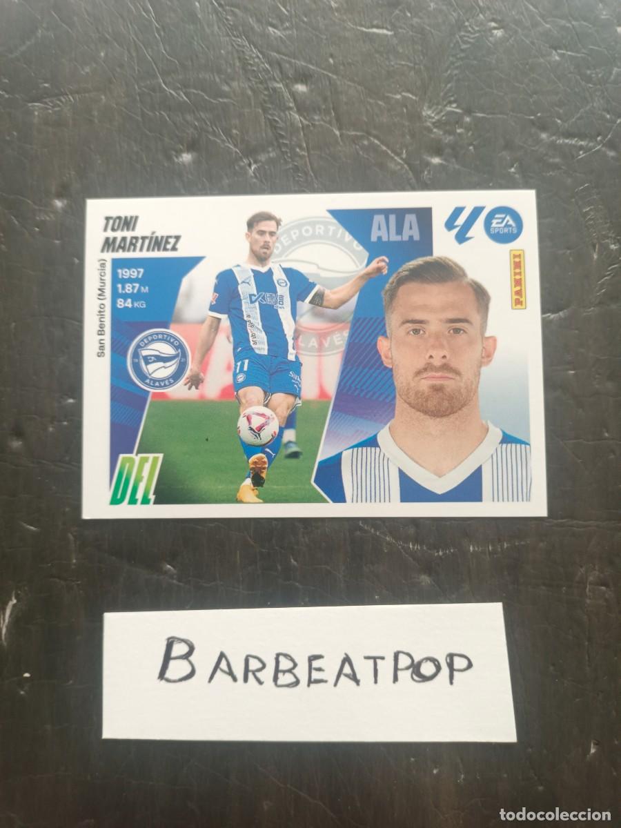 Cromos de F&uacute;tbol: CROMO LIGA ESTE PANINI 2025 2026 DEPORTIVO ALAV&Eacute;S TONI MART&Iacute;NEZ