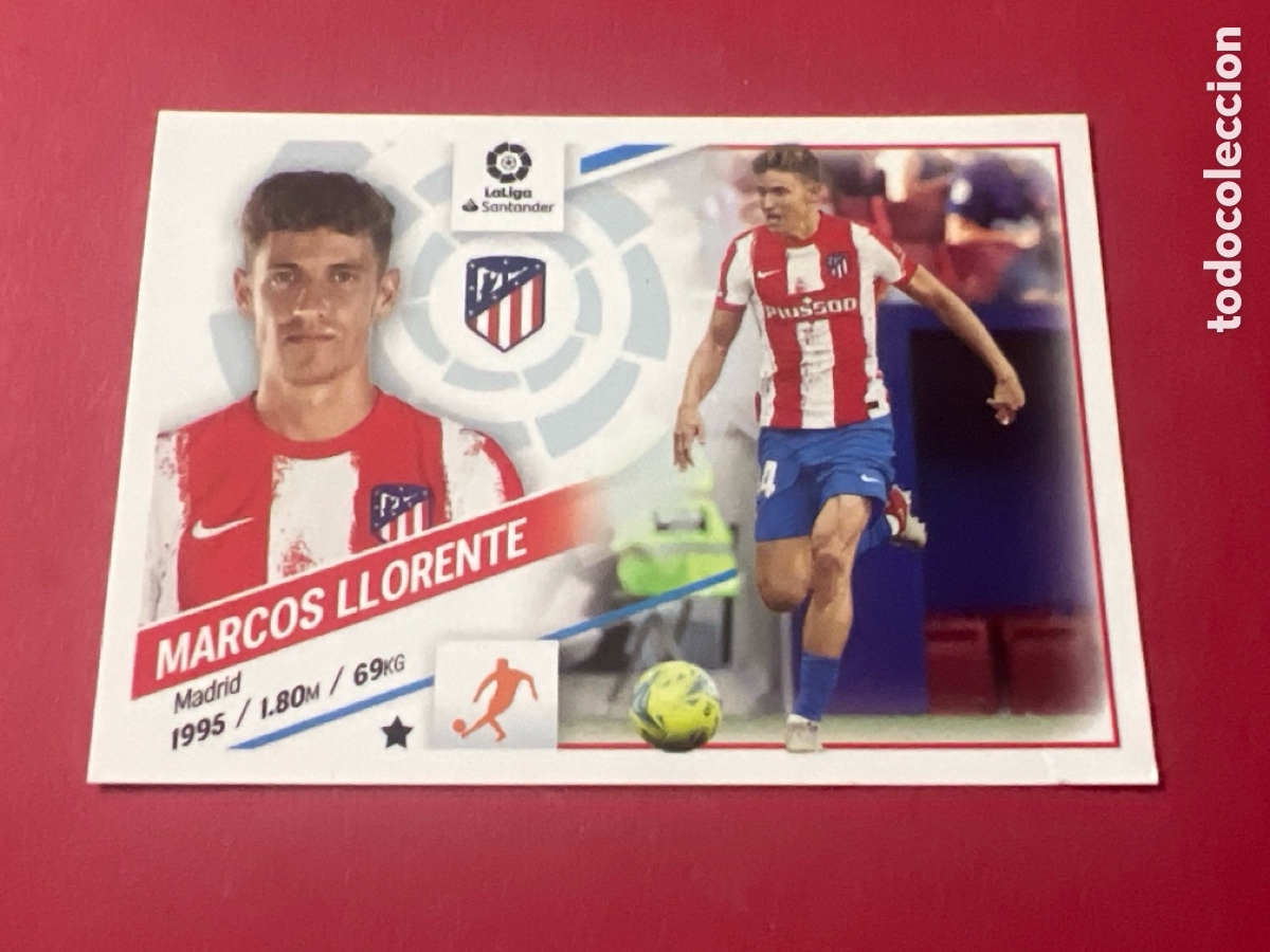 Cromos de F&uacute;tbol: C7359. N&ordm; 11 Marcos Llorente Atl&eacute;tico de Madrid Liga Este 25 26