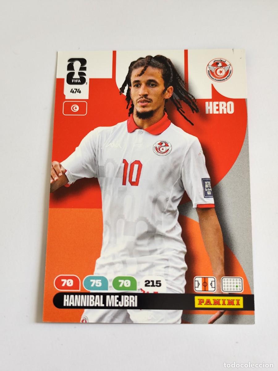 Cromos de F&uacute;tbol: FIFA WORLD CUP 2026 PANINI ADRENALYN XL 474 HANNIBAL MEJBRI - HERO T&Uacute;NEZ